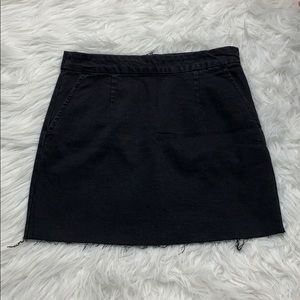 Forever 21 black denim skirt
